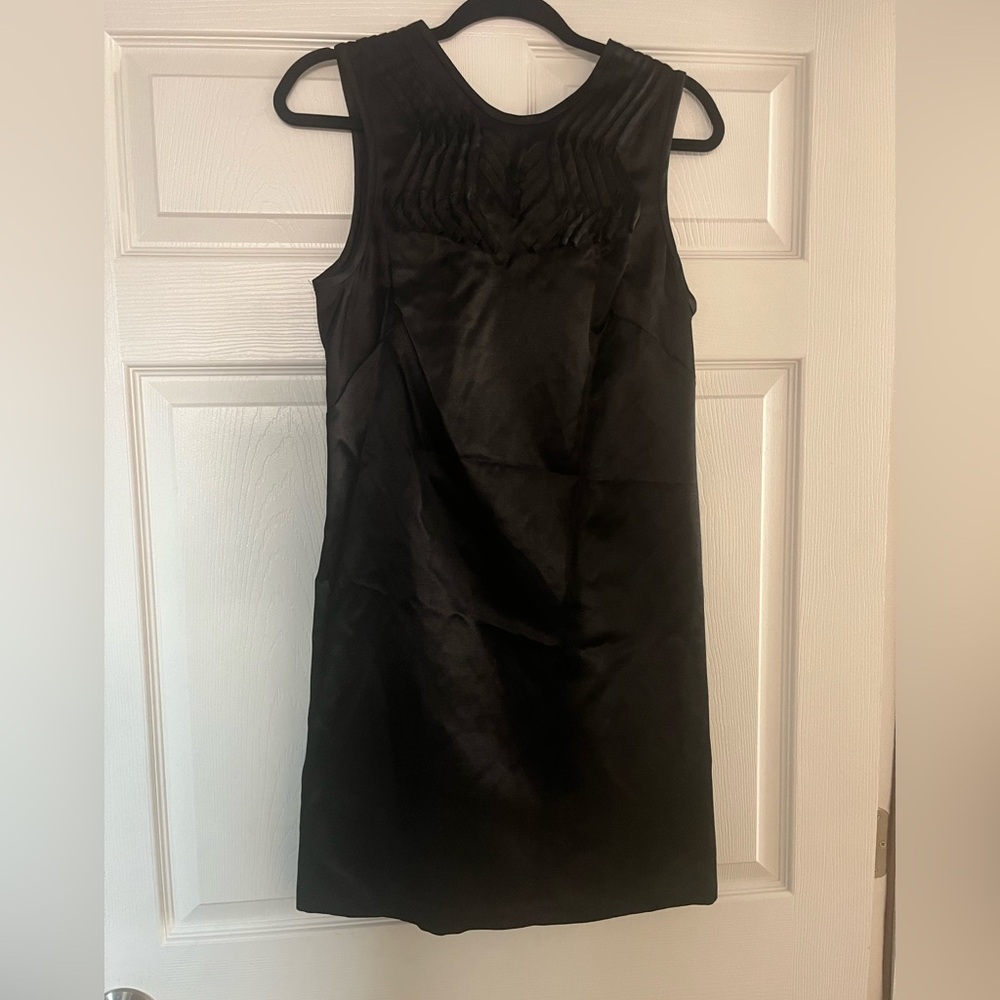 NWT Leon Max limited edition studio silk black dress 8 small medium